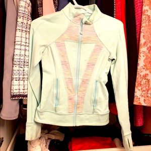 Ivivva Lycra light blue zip up
